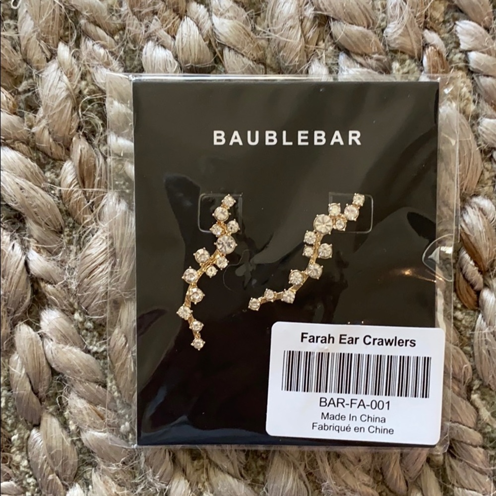 Bauble Bar Farrah Ear Crawlers NWT